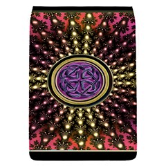 Hot Lavender Celtic Fractal Framed Mandala Removable Flap Cover (small) by UROCKtheWorldDesign