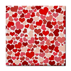  Pretty Hearts  Ceramic Tile by Colorfulart23