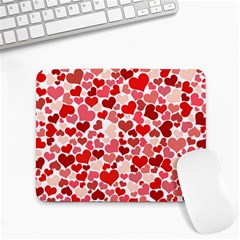  Pretty Hearts  Small Mouse Pad (rectangle) by Colorfulart23