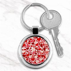  Pretty Hearts  Key Chain (round)