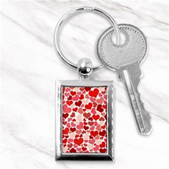  Pretty Hearts  Key Chain (rectangle)