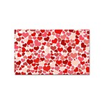  Pretty Hearts  Sticker (Rectangle) Front