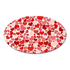  Pretty Hearts  Magnet (oval)