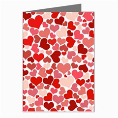  Pretty Hearts  Greeting Card by Colorfulart23