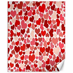  Pretty Hearts  Canvas 16  X 20  (unframed)