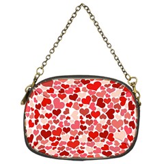  Pretty Hearts  Chain Purse (one Side) by Colorfulart23