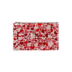  Pretty Hearts  Cosmetic Bag (small)