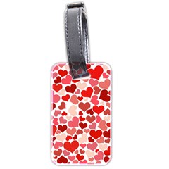  Pretty Hearts  Luggage Tag (two Sides)