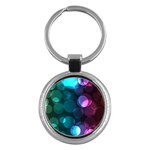 Deep Bubble Art Key Chain (Round) Front