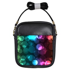 Deep Bubble Art Girl s Sling Bag