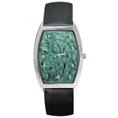 Marble Barrel Style Metal Watch