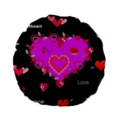 Valentine 15  Premium Round Cushion  by Contest1852090