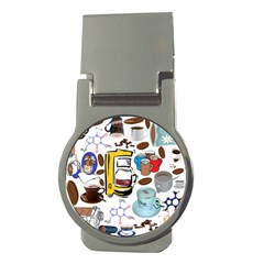 Just Bring Me Coffee Money Clip (round)