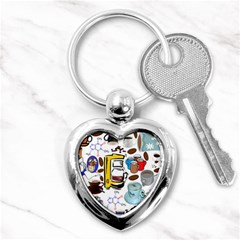 Just Bring Me Coffee Key Chain (heart)