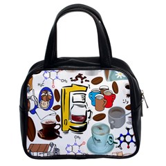 Just Bring Me Coffee Classic Handbag (two Sides)