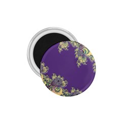 Purple Symbolic Fractal 1 75  Button Magnet