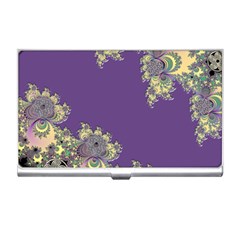 Purple Symbolic Fractal Business Card Holder by UROCKtheWorldDesign