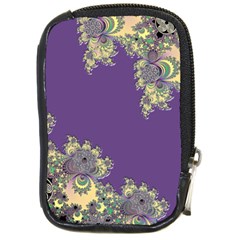 Purple Symbolic Fractal Compact Camera Leather Case