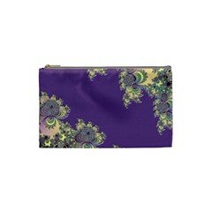 Purple Symbolic Fractal Cosmetic Bag (small)