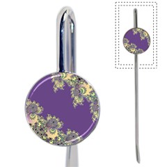 Purple Symbolic Fractal Bookmark by UROCKtheWorldDesign