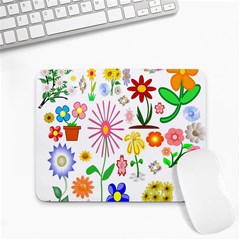 Summer Florals Small Mouse Pad (rectangle) by StuffOrSomething