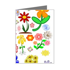 Summer Florals Mini Greeting Card