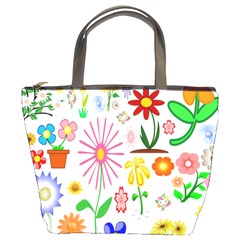 Summer Florals Bucket Handbag by StuffOrSomething