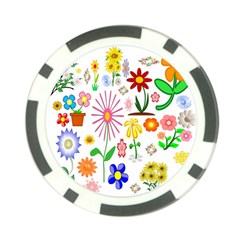 Summer Florals Poker Chip (10 Pack) by StuffOrSomething