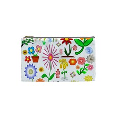 Summer Florals Cosmetic Bag (small) by StuffOrSomething