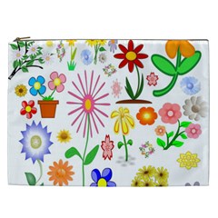 Summer Florals Cosmetic Bag (xxl) by StuffOrSomething