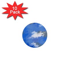 Abstract Clouds 1  Mini Button (10 Pack)