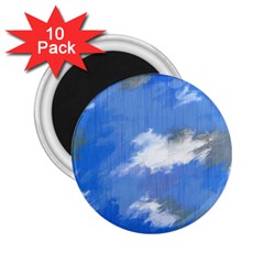 Abstract Clouds 2 25  Button Magnet (10 Pack) by StuffOrSomething