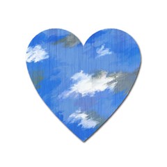 Abstract Clouds Magnet (heart)