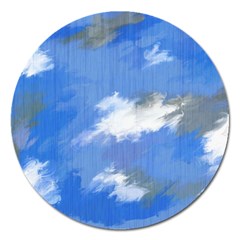 Abstract Clouds Magnet 5  (round)