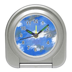 Abstract Clouds Desk Alarm Clock