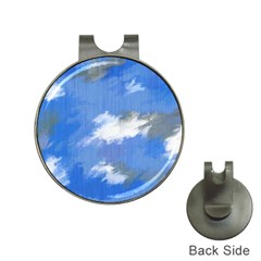 Abstract Clouds Hat Clip With Golf Ball Marker