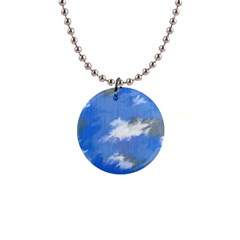 Abstract Clouds Button Necklace by StuffOrSomething