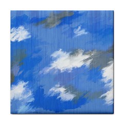 Abstract Clouds Face Towel