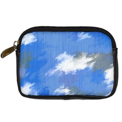 Abstract Clouds Digital Camera Leather Case