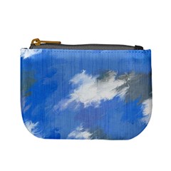 Abstract Clouds Coin Change Purse