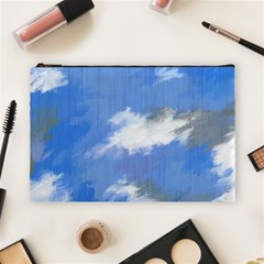 Abstract Clouds Cosmetic Bag (large)