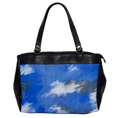 Abstract Clouds Oversize Office Handbag (one Side)