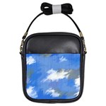 Abstract Clouds Girl s Sling Bag Front