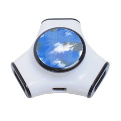 Abstract Clouds 3 Port Usb Hub