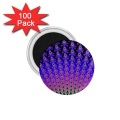 Rainbow Fan 1 75  Button Magnet (100 Pack)