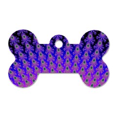 Rainbow Fan Dog Tag Bone (two Sided) by UROCKtheWorldDesign