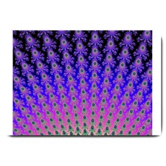 Rainbow Fan Large Door Mat