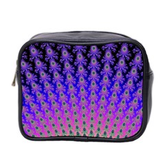 Rainbow Fan Mini Travel Toiletry Bag (two Sides)