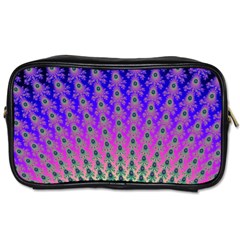 Rainbow Fan Travel Toiletry Bag (one Side)