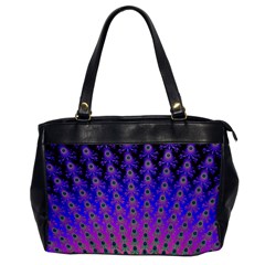 Rainbow Fan Oversize Office Handbag (one Side)